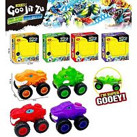 Антистрес 335-52 ЦІНА ЗА 1 ШТУКУ, “Герой”, машинка, гумові шини, розмір іграшки - 12х9.5х8.5 см, в коробці, ВИДАЄТЬСЯ ТІЛЬКИ МІКС ВИДІВ
