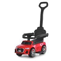 Каталка-толокар Bambi M 6254EL-3 (колеса: Ø5,5"/EVA, батьк. ручка, страхувальний бампер, сидіння: екошкіра, музика, до 30 кг)