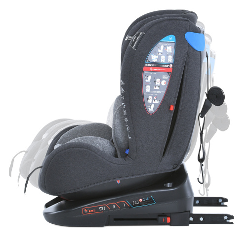 Автокрісло дитяче El Camino ME 1114 EVEREST Light Gray фото 13