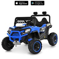 Електромобіль дитячий Bambi Racer M 6324EBLR-4 (колеса Ø10.2"/EVA, акк: 12V/7Ah, мотор: 4*12V/35W, до 8 км/г, до 30 кг)