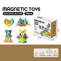 Конструктор XC-D 8 12 деталей, магнітне з’єднання, в коробці