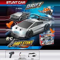 Машина на радіокеруванні UD 3100 A дрифт, підсвічування, 2 режими швидкості, змінні колеса, дорожні конуси, акумулятор 3.7 V, пульт 2.4 GHz, в ко