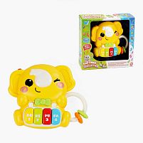 Піаніно музичне 66992 "WToys", ОЗВУЧУВАННЯ УКРАЇНСЬКОЮ МОВОЮ, 8 пісень, 8 казок, цифри, підсвічування, намистини, в коробці