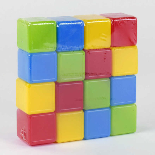 Кубики кольорові 16 шт. 05063 "M-TOYS"