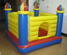 Дитячий надувний батут Intex 48259 «Замок» (135*175*175 см, надувне дно, до 54 кг)