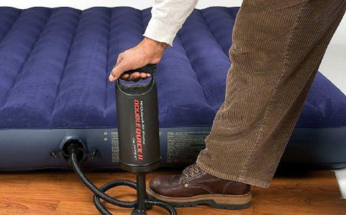 Насос ручний Intex 68614 «Double Quick II Hand Pump» (об'єм: 1,7 L., висота: 29 см., 3 насадки, шланг 1 м., надування/зування) фото 12