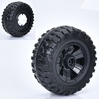 Колесо для дитячого електроквадроцикла Bambi Racer M 6059-EVA WHEEL (заднє, Ø28 см, ↔12 см, EVA, адаптер під редуктор)