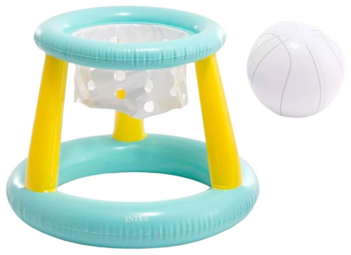 Дитяче надувне баскетбольне кільце Intex 56500 «Водний баскетбол» (64*86 см, м'ячик) фото 2