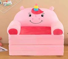 Крісло розкладне м’яке M 19921 “Єдиноріг”, 50х40х49 см, у розкладеному вигляді - 120 см, в пакеті