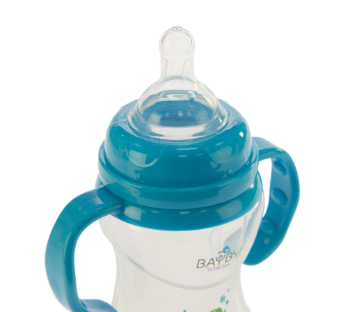 Картинка  Бутылочка для кормления Bayby BFB6106 240ml 6м+ синий от магазина cd-market фото 4