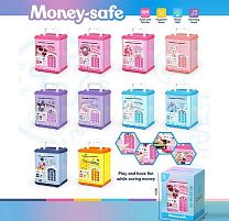 Сейф XC 300 Штрих=40298 герой, звуки, підсвічування, карта, іграшкові гроші, відбиток пальця, пароль, озвучування англійською мовою, режими гри,