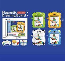 Мозаїка 761-10 17 х14.5 см, картки з завданнями, магнітний стилус, в коробці, ВИДАЄТЬСЯ ТІЛЬКИ МІКС ВИДІВ