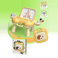 Дошка для малювання 899-91 Y розкладна конструкція, мініальбом, 4 маркери “пиши-витирай”, в коробці