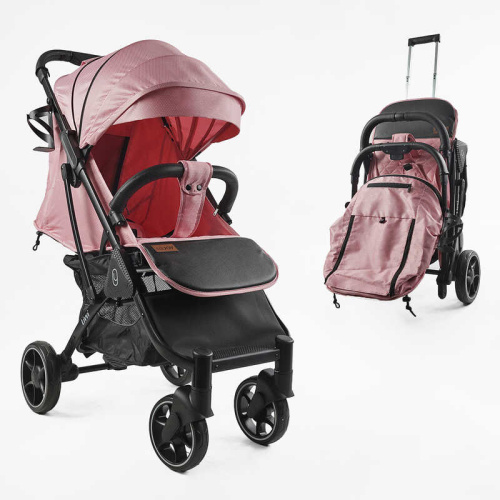 Візок прогулянковий дитячий "JOY" Livvi LV-06341 рама алюмінієва, футкавер, підсклянник, телескопічна ручка, в коробці