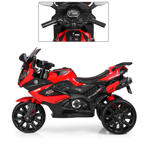 Електромотоцикл дитячий Bambi Racer M 3986EL-3 фото 3