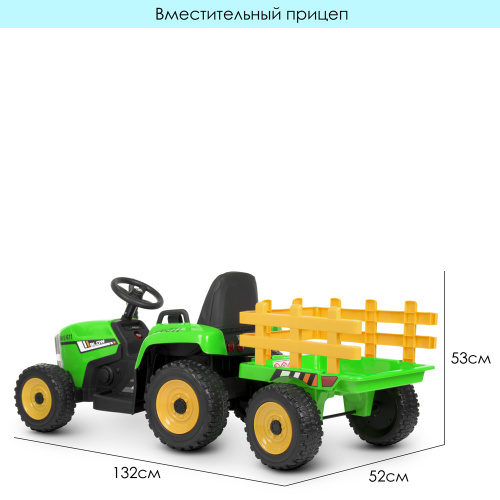 Електромобіль дитячий Bambi Racer M 4479EBLR-5 «Трактор» фото 8