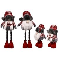 Фігура новорічна "Gnome" 55см (ноги-телескоп) Stenson R34294