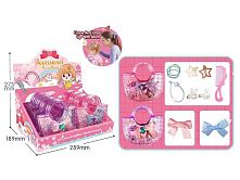 Прикраси для волосся YT 058 A 5 заколок, 5 резинок, у боксі, ЦІНА ЗА 8 ШТУК В БЛОЦІ