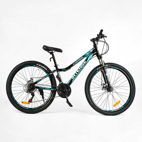 Велосипед двоколісний спортивний Corso NT-26469 «Intense» (колеса Ø29"/гума, рама: 13"/сталь, швидкостей: 21, обладнання Saiguan)