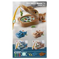 Риболовля 7735 B 2 кольори, мелодії, 9 фігурок тварин, 2 вудки, магнітна платформа, в коробці (171694)