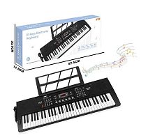 Синтезатор R 677 61 клавіша, 16 тембрів, 10 ритмів, 6 демо мелодій, “sound edit”, мікрофон, працює від мережі/батарейок, звуки музичних інструмент