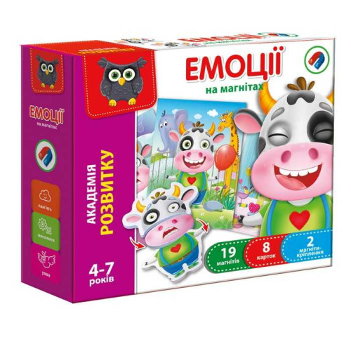 Гра настільна магнітна "Емоції" (укр) VT5422-05 "Vladi Toys"