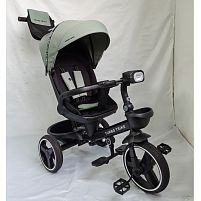 Велосипед дитячий триколісний Turbotrike MT 1002-1 Frost Green (колеса: передні Ø26 см, задні Ø23 см, батьківська ручка, МР3, USB)