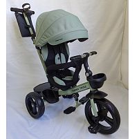 Велосипед дитячий триколісний Turbotrike MT 1001-1 Frost Green (колеса: передні Ø26 см, задні Ø23 см, батьківська ручка, МР3, USB)