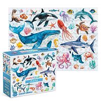 Монтессорі пазл "Океанічні тварини" 300630 "DoDo", 200 деталей, 33х47 см, в коробці