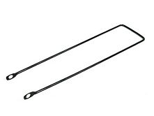 Стійка для кошика велосипеда KS-10045 довжина 45см, сталева, чорна