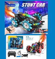 Машина на радіокеруванні 888-19 2 види, підсвічування, звуки, роликові колеса, парогенерація, акум. 3.7V, пульт + сенсорний браслет, USB-кабель,