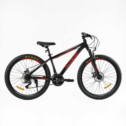 Велосипед двоколісний спортивний Corso SW-26312 «Skywalker» (колеса Ø26"/гума, рама: 15"/сталь, швидкостей: 21, обладнання SunRun)