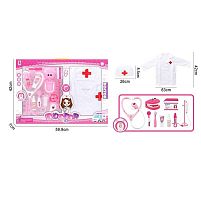 Набір лікаря SD 169-240 халат, шапочка, щелепа, стетоскоп, підсвічування, медичне приладдя, в коробці