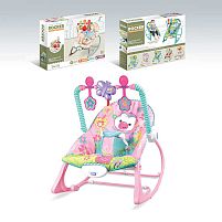 Шезлонг 68127-1 мелодії, 3 підвіски, заспокійлива вібрація, в коробці