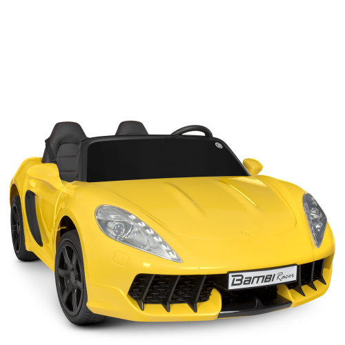 Електромобіль дитячий Bambi Racer M 4055AL-6 (матеріал сидіння: екошкіра, жовтий)