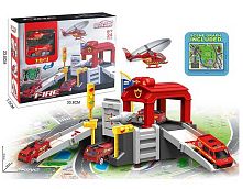 Парковка 660 S-06 (48/2) "Гараж пожежної техніки", 24 елементи, у коробці