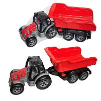 Трактор "МAX" 40103 "Tigres", з причепом, довжина: 77см, в сітці