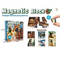 Магнітний конструктор 2029 25 деталей, розмір кубиків: 20 мм, 6 картинок, в коробці