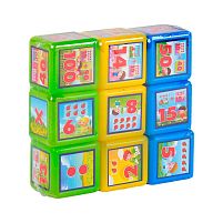 Кубики "Математика 9 шт" 09051 "M Toys"