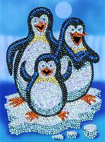 Картинка  Набор для творчества Sequin Art RED Pepino Penguins SA1503 магазин cd-market