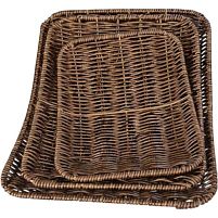 Кошик плетений "Nature’s Touch" 27*22см Stenson R41298-27