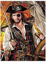 Картинка  Набор для творчества Sequin Art PAINTING BY NUMBERS JUNIOR Pirate SA1108 магазин cd-market