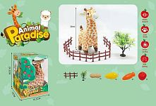 Жираф RA 010-4 ходить, махає хвостиком, мелодія, аксесуари, у коробці