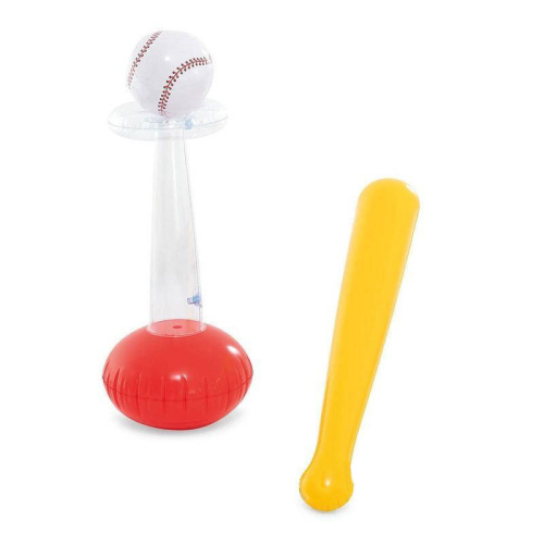 Дитячий надувний ігровий центр Intex 57147 «Спортивний ігровий центр» (102*267*325 см, футбол/бейсбол/волейбол, басейн 470 л, ненадувне дно, до 84 кг) фото 7