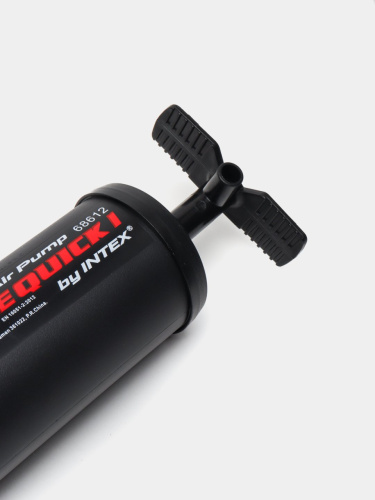 Насос ручний Intex 68612 «Double Quick I Hand Pump» (об'єм: 0,9 L., висота: 29 см., 3 насадки, шланг 1 м., надування/зування) фото 7