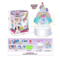 Нічник A 5506 E від мережі, 3 режими роботи, алмазна мозаїка, інструменти, в коробці