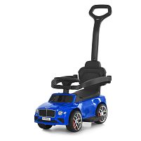 Каталка-толокар Bambi M 6252EL-4 (колеса: Ø5,5 см/EVA, батьк. ручка, страхувальний бампер, сидіння: екошкіра, музика, до 30 кг)