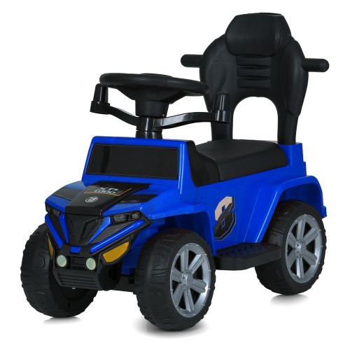 Каталка-толокар Bambi M 5805EL-4 (колеса: Ø7,1"/EVA, батьк. ручка, страхувальний бампер, сидіння: шкіра, музика, до 25 кг) фото 7