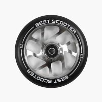 Колесо для трюкового самоката Best Scooter SKL-3963/120 (Ø120 мм, PU, підшипник ABEC-9, СРІБЛО)