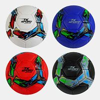 М'яч футбольний C 40210 розмір №5 - 4 види, матеріал м'який PVC, 330-350 грамів, гумовий балон, ВИДАЄТЬСЯ ТІЛЬКИ МІКС ВИДІВ